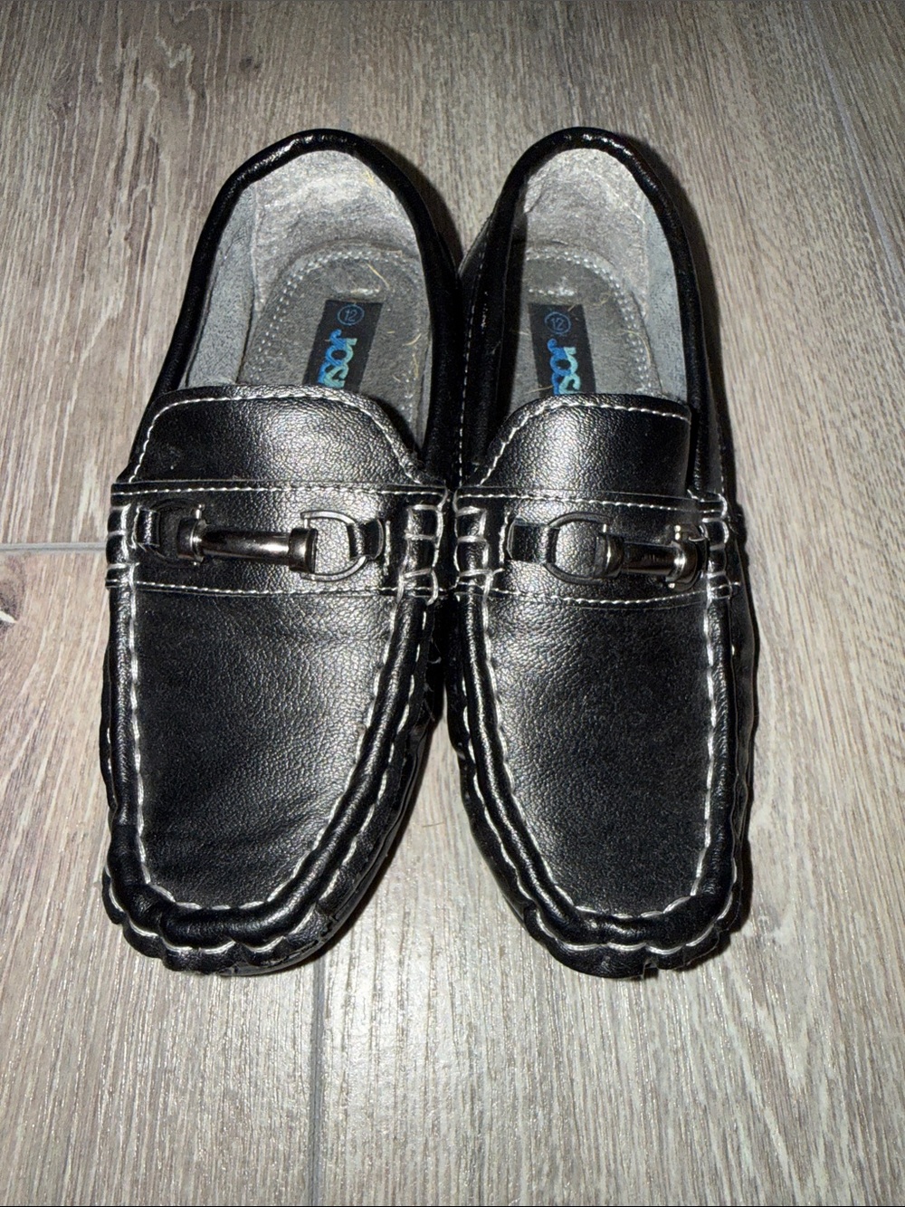 Boys Black Dress Shoes (Loafers) Size 12